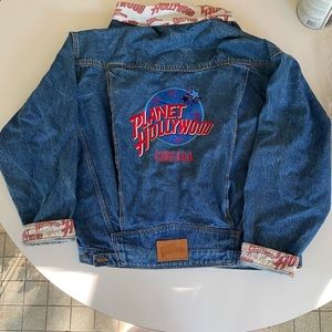 Vintage Planet Hollywood denim jacket